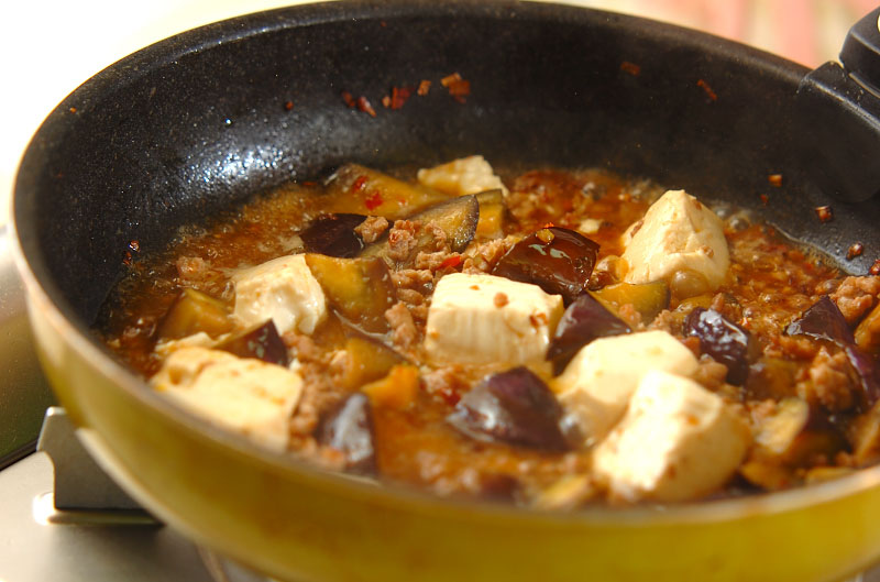 いいとこどり！炒めマーボーナス豆腐の作り方2