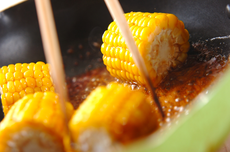 焼きトウモロコシの作り方2