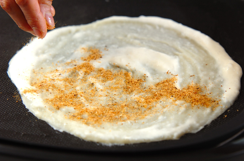 広島焼き風お好み焼きの作り方1