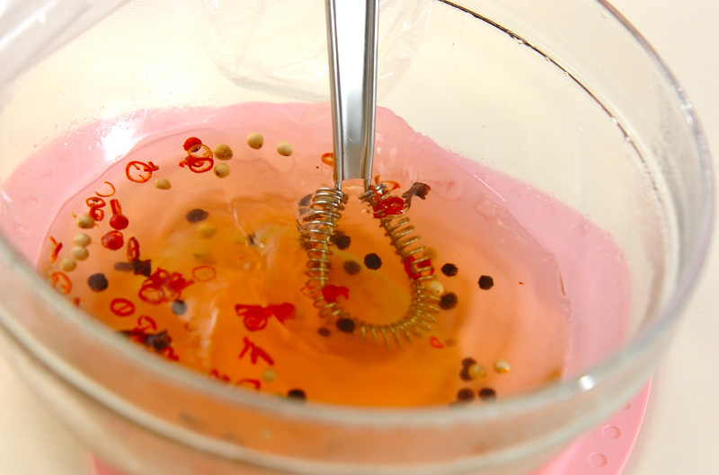 レンジで作るピクルスの作り方の手順3