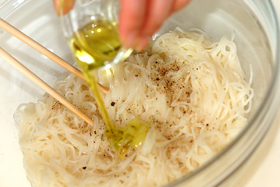 イタリア風トマト素麺の作り方2