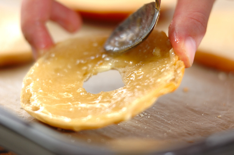 ショウガベーグルラスクの作り方2