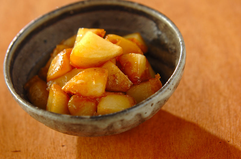 揚げジャガイモの甘辛煮 副菜 レシピ 作り方 E レシピ 料理のプロが作る簡単レシピ