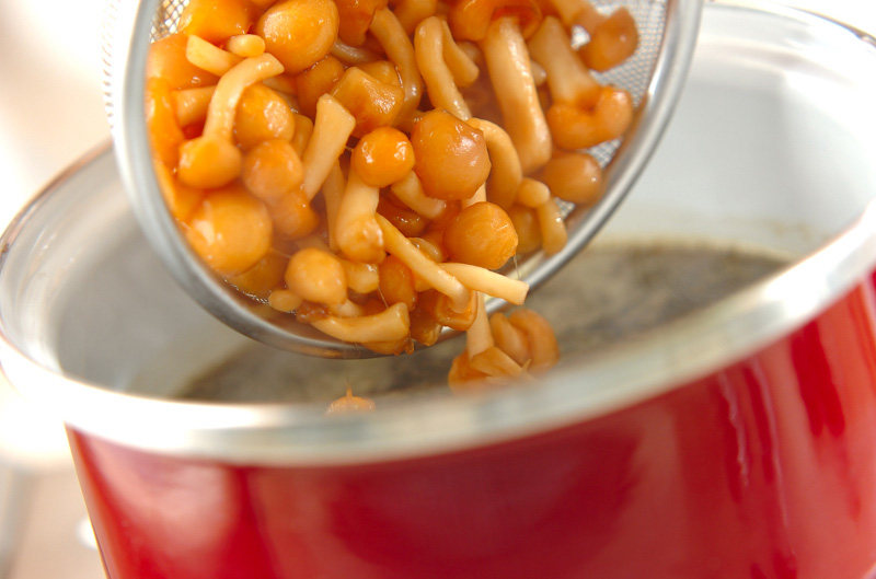 たっぷりキノコののり素麺の作り方の手順6