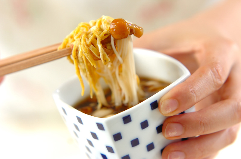 たっぷりキノコののり素麺の作り方の手順7