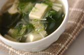 豆腐とエノキのスープ