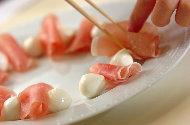 リボンリースサラダの作り方2