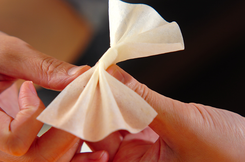 リボンリースサラダの作り方1