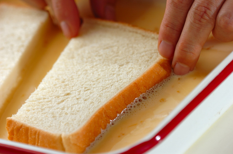 簡単時短でホテル風！ふんわりフレンチトーストの作り方2