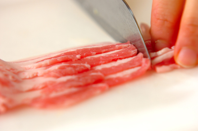 豚肉のアスパラ巻きの作り方1