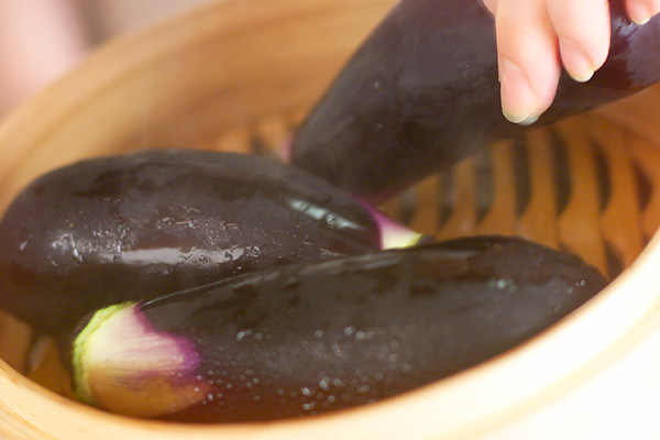 蒸しナスのネギソースの作り方の手順2