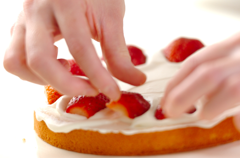 自宅で作る基本のショートケーキの作り方10