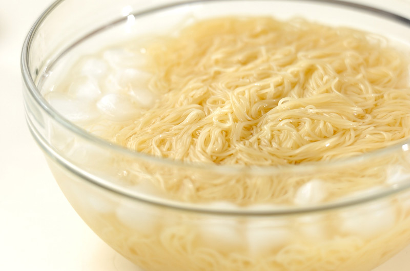 たっぷり夏野菜の冷製パスタの作り方3