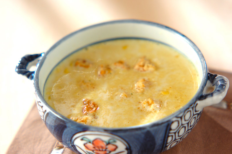 カレー風味コーンスープ レシピ 作り方 E レシピ 料理のプロが作る簡単レシピ
