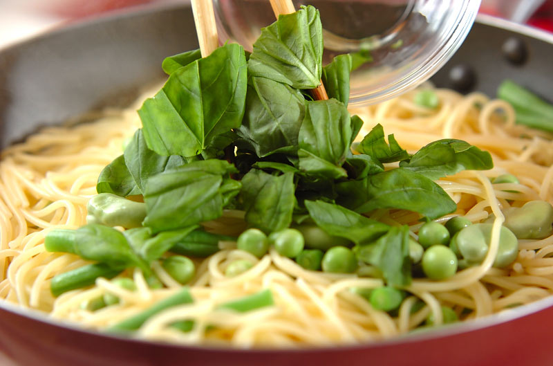 お豆たっぷりパスタの作り方の手順10
