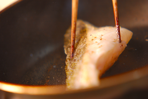 魚のソテーセットの作り方の手順3