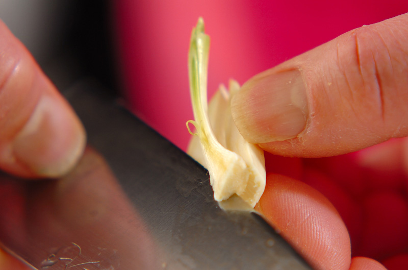 とんこつ豆乳鍋の下準備2