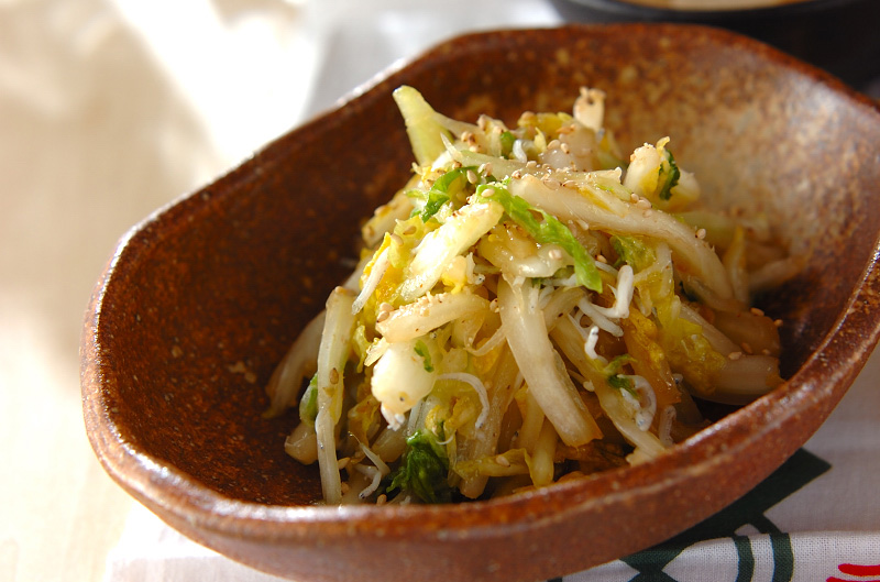 白菜のユズポン和え 副菜 レシピ 作り方 E レシピ 料理のプロが作る簡単レシピ