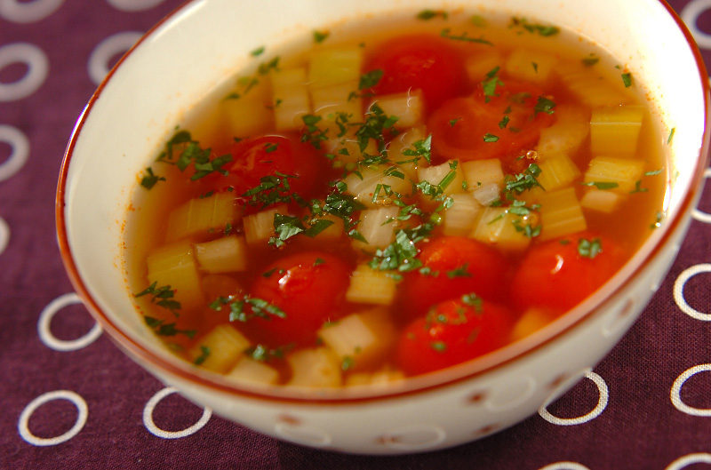 トマトスープ レシピ 作り方 E レシピ 料理のプロが作る簡単レシピ