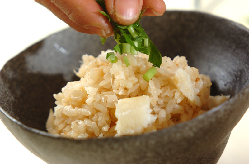 タラの炊き込みご飯の作り方の手順4