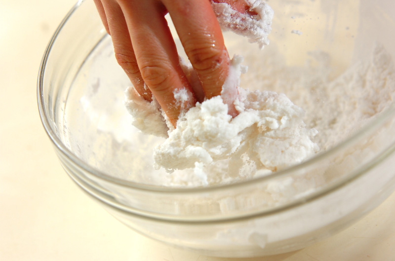 草もち団子の作り方1