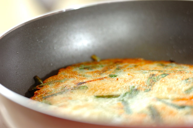 野菜たっぷり！ジャガイモ入りもちもちチヂミの作り方2