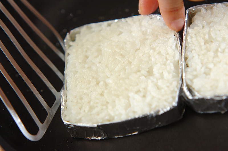 アボカド納豆ライスバ-ガーの作り方の手順7