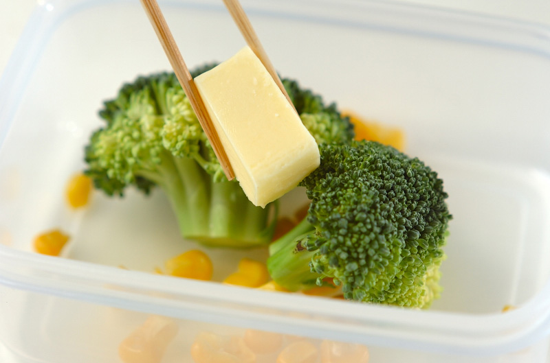 前日準備で朝ラクハンバーグ弁当の作り方2