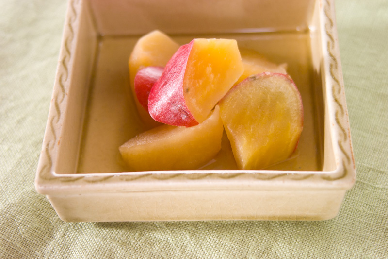サツマイモのリンゴ煮