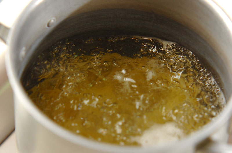 パセリのクリームパスタの作り方1