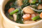 水煮豆のスープ