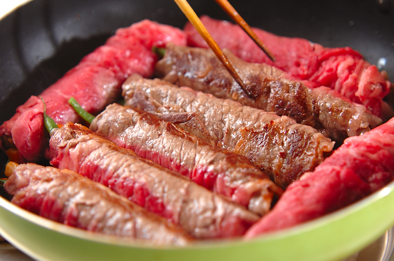 牛肉のお祝いロールの作り方の手順4