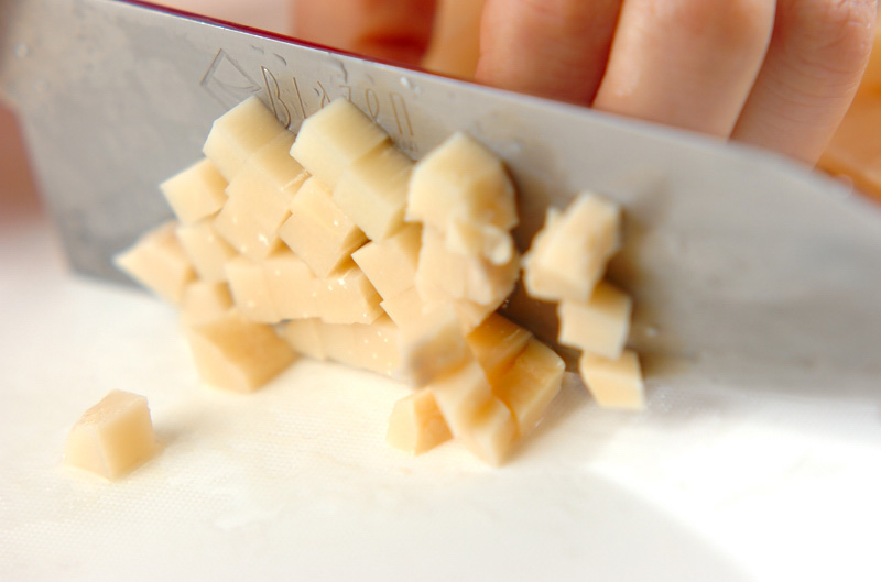 タケノコの炒めご飯の作り方の手順1
