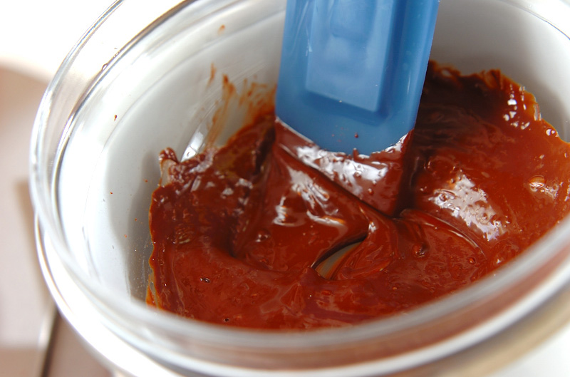 チョコバウムクーヘンの作り方1