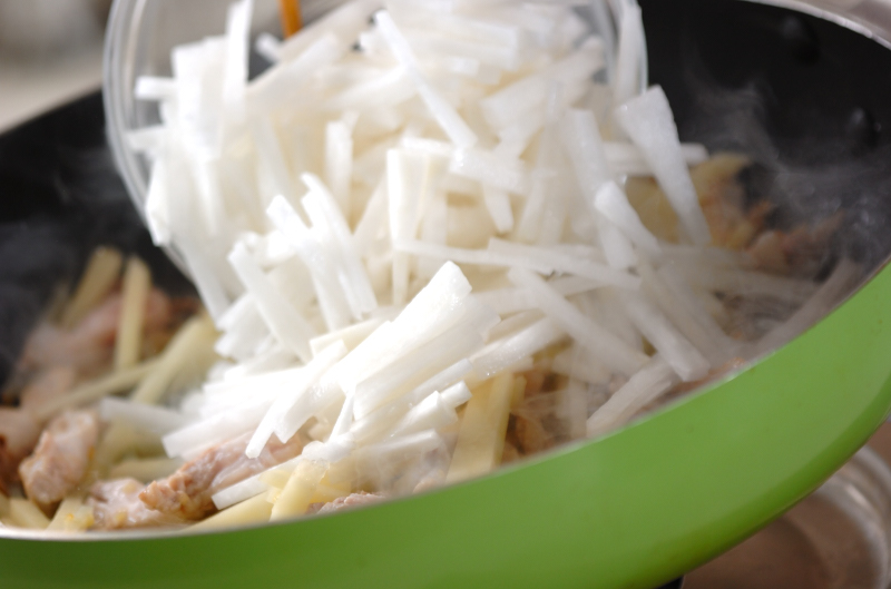 豚肉のポン酢和えの作り方の手順2
