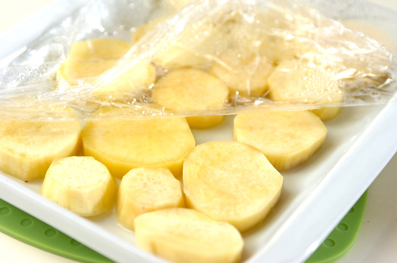 カップスイートポテトの下準備1