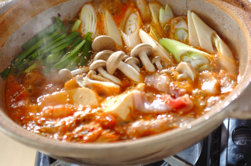 豆腐と豚肉のチゲ鍋のレシピ 作り方 E レシピ 料理のプロが作る簡単レシピ