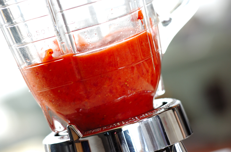 イチゴのムースの作り方1