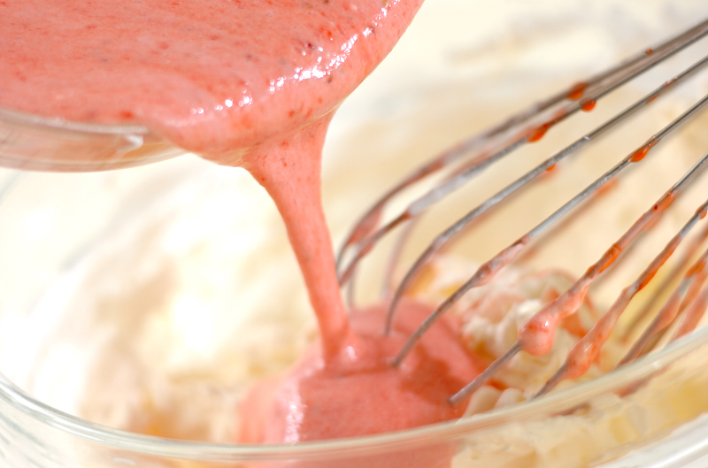 イチゴのムースの作り方5