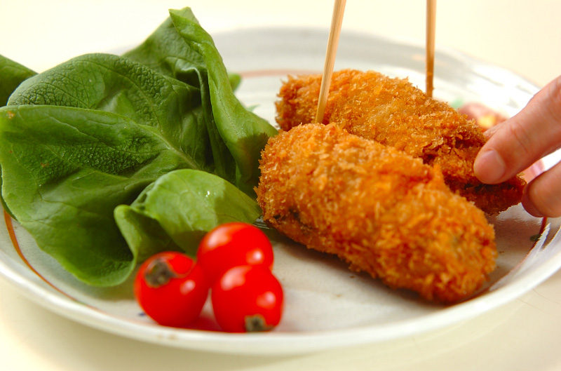 ワカメ巻きカツの作り方の手順6