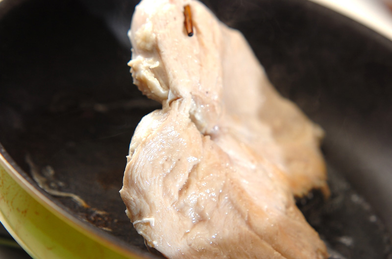 しっとりやわらか！鶏むね肉の棒々鶏風 by橋本 敦子さんの作り方1