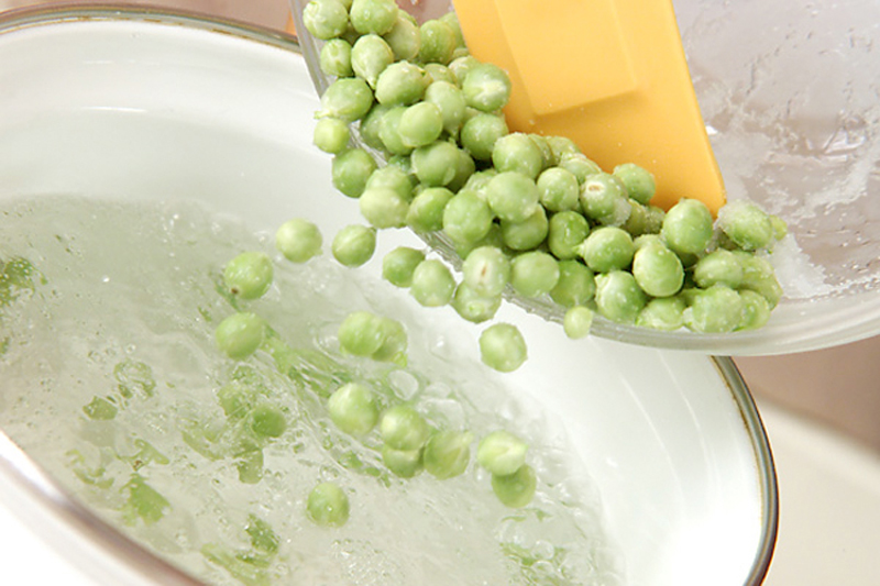 豆ご飯おにぎりの作り方2