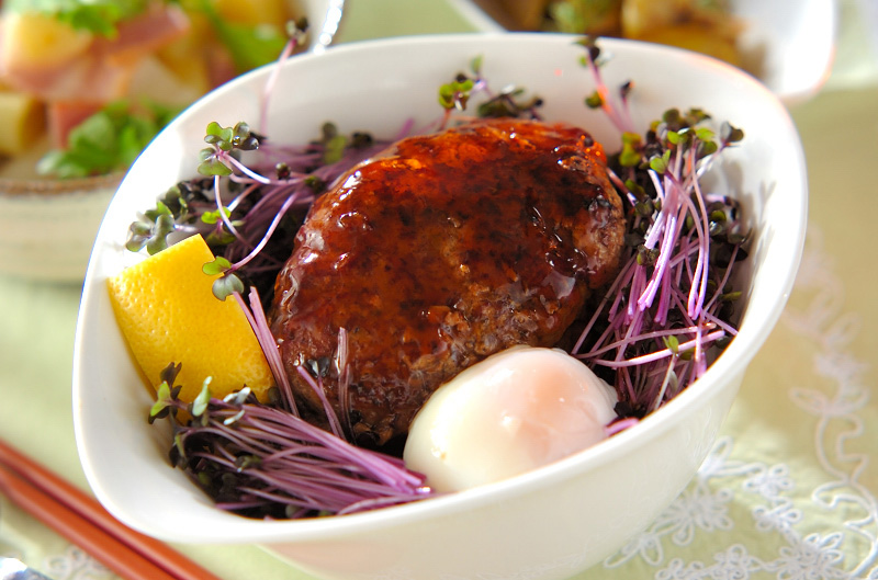 和風ロコモコ丼のレシピ 作り方 E レシピ 料理のプロが作る簡単レシピ