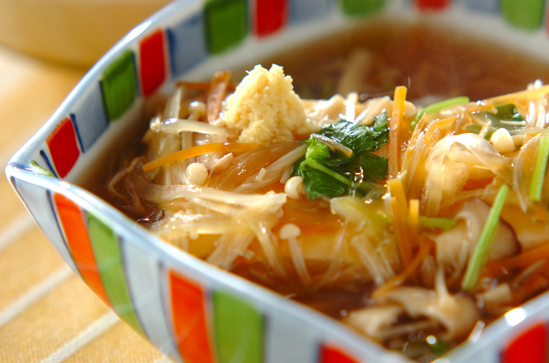 温豆腐の野菜あんかけ レシピ 作り方 E レシピ 料理のプロが作る簡単レシピ