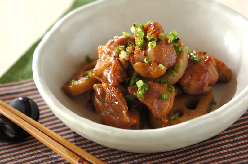 鶏とレンコンの甘辛炒め レシピ 作り方 E レシピ 料理のプロが作る簡単レシピ