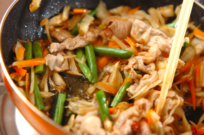 豚ゴボウきんぴらの作り方2