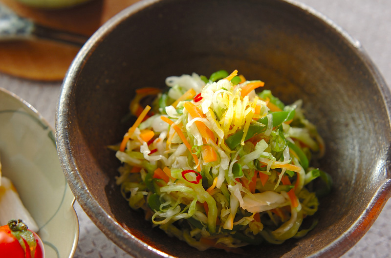 たっぷり野菜のユズ風味和え 副菜 レシピ 作り方 E レシピ 料理のプロが作る簡単レシピ