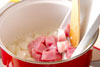 豚肉・トマト味のスープの作り方の手順2