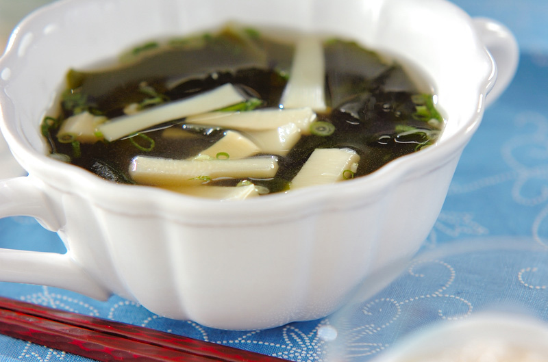 細切りタケノコのスープのレシピ 作り方 E レシピ 料理のプロが作る簡単レシピ