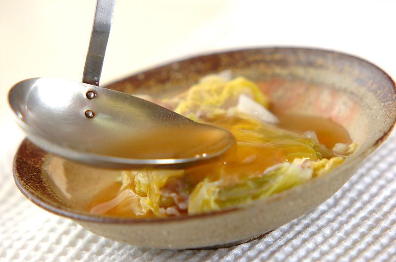 あんかけ白菜と豚肉の重ね蒸しの作り方の手順5